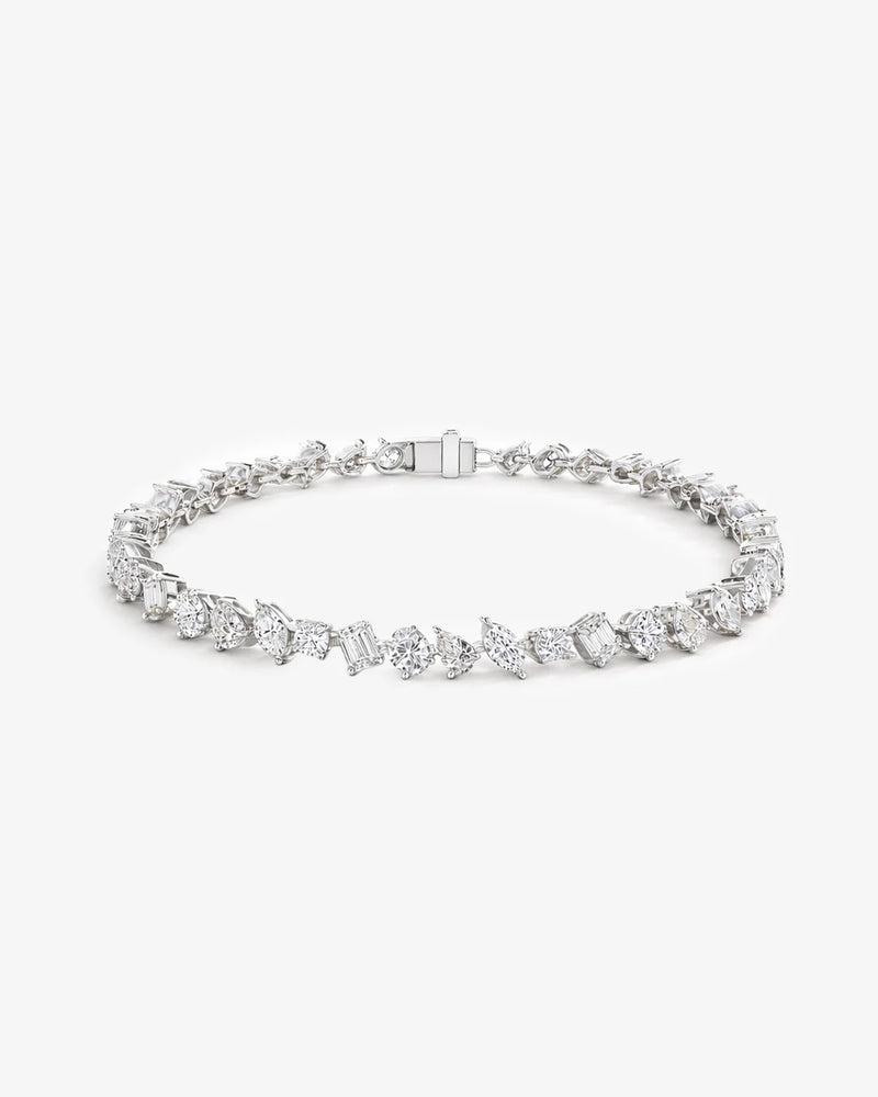 Mixed Shape Tennis Bracelet