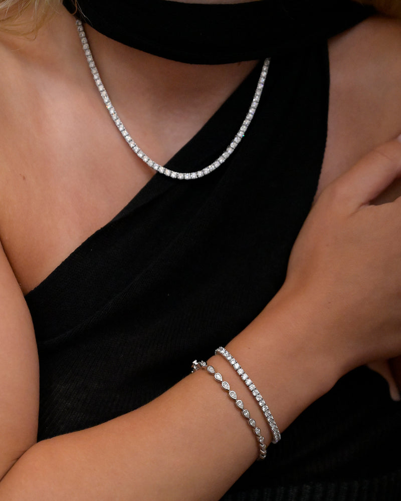 Tennis Bracelet - Lab Grown Moissanite