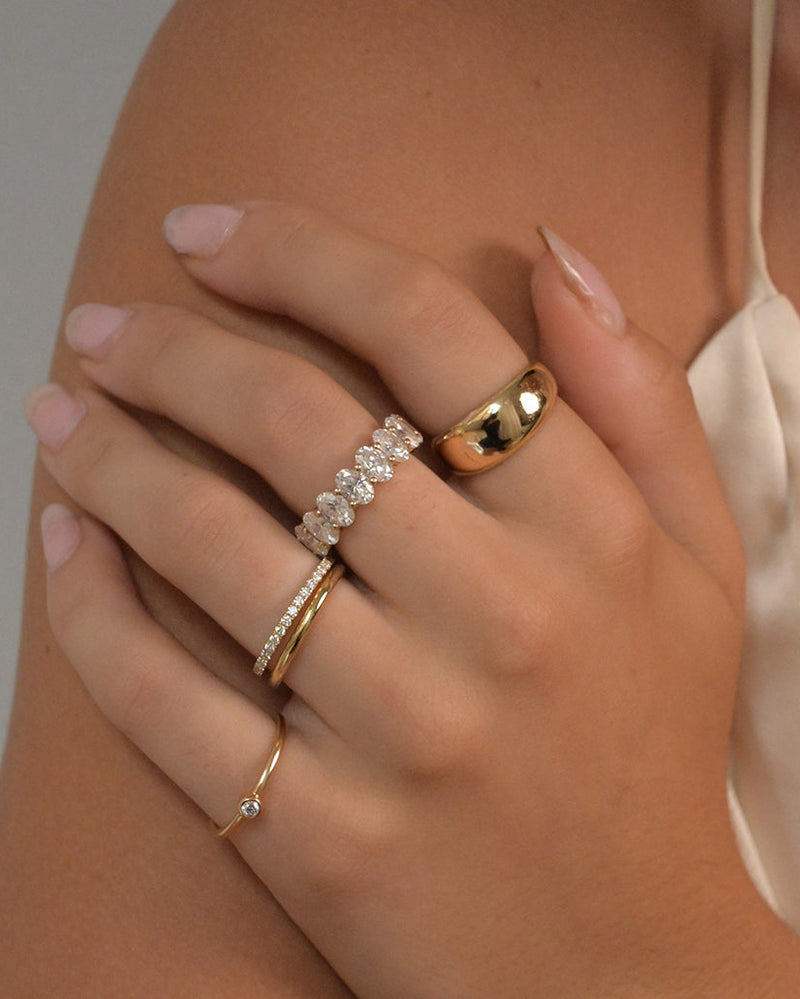 Oval Eternity Ring - Lab Grown