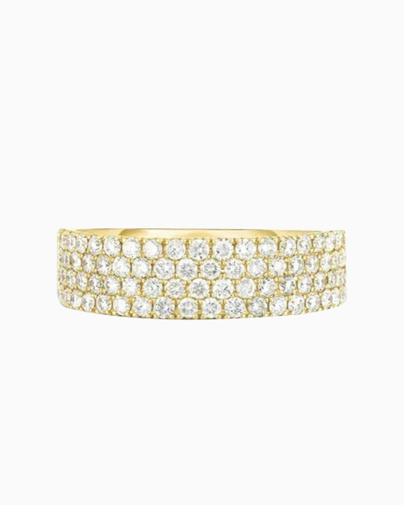 Pave Cigar Ring
