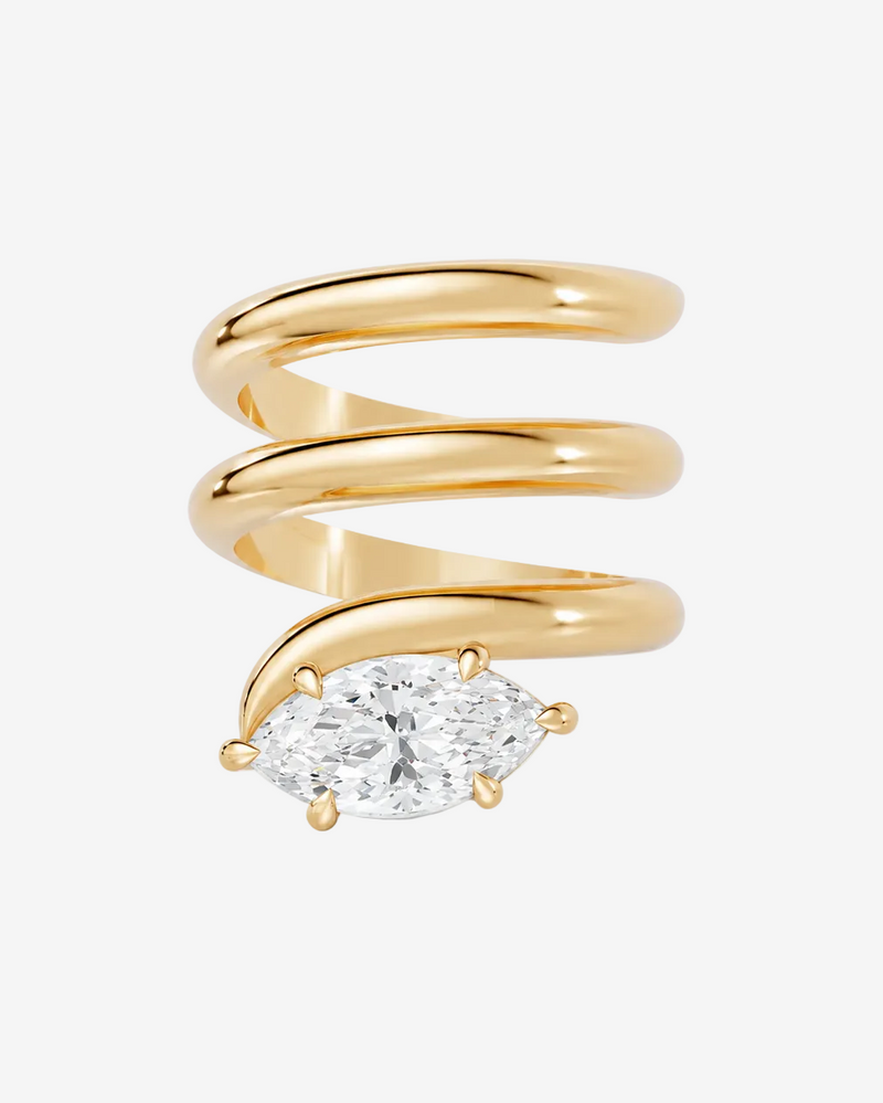 Marquise Wrap Pinky Ring