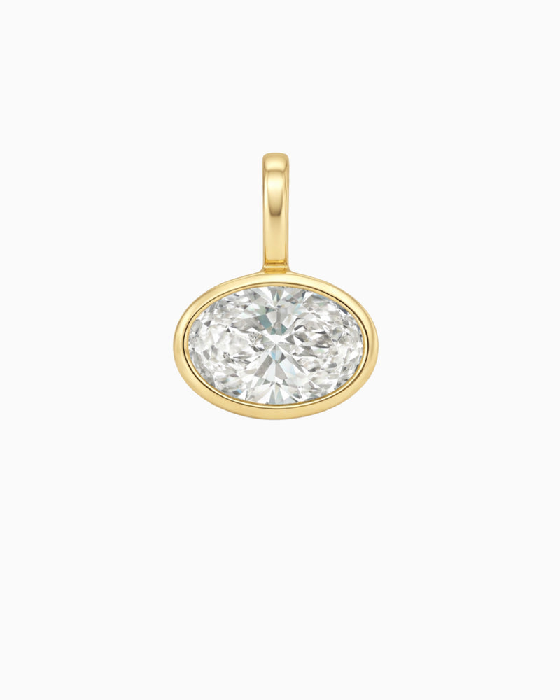Oval Bezel Pendant