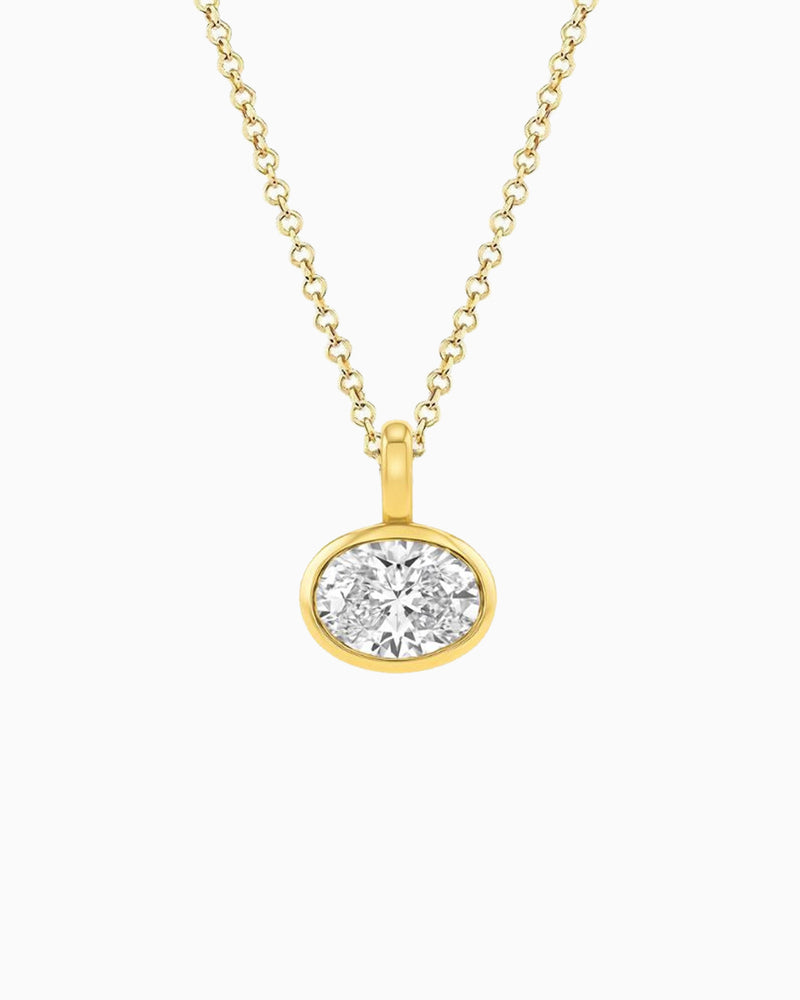 Oval Bezel Pendant
