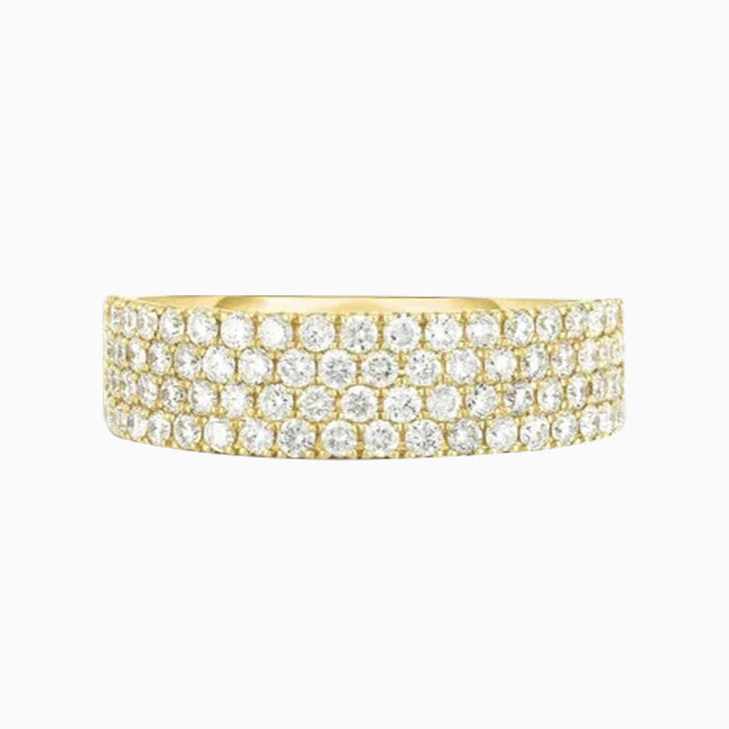Pave Cigar Ring