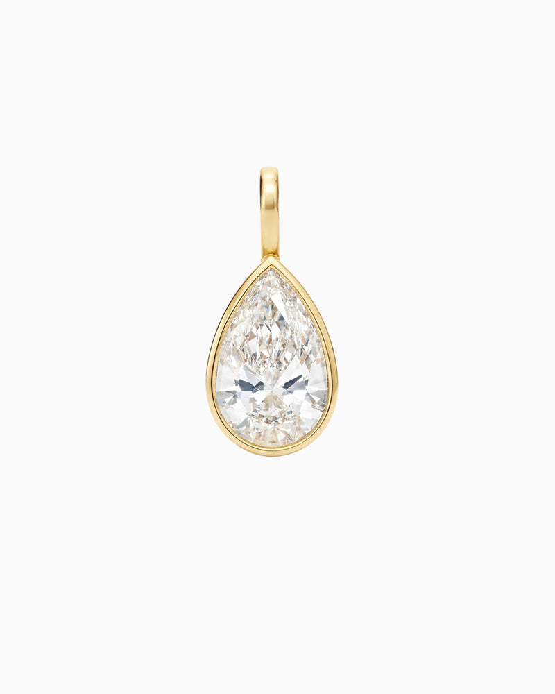 Pear Bezel Pendant