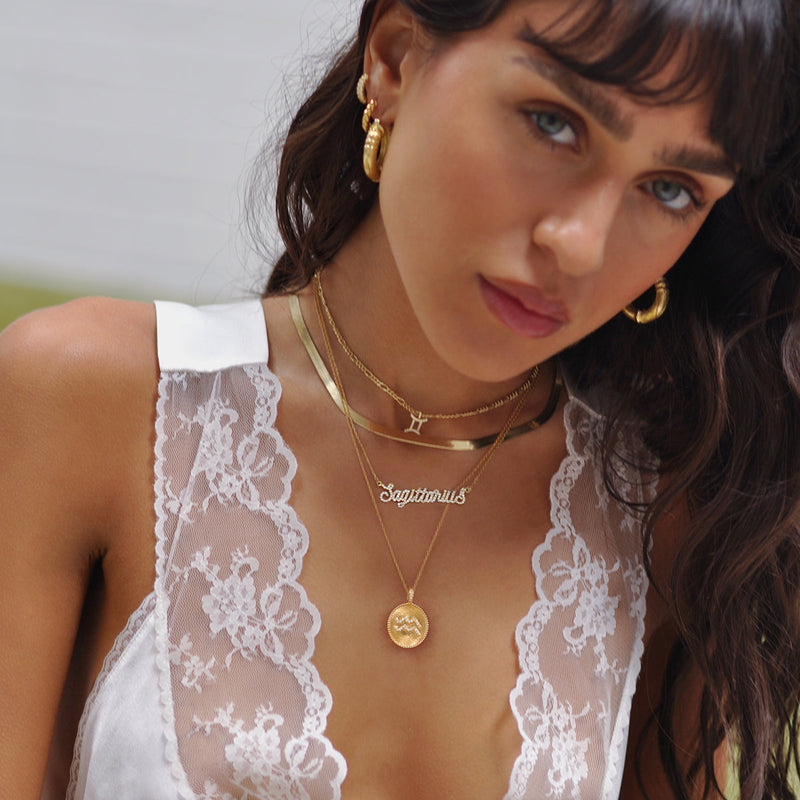 Cancer Zodiac Pendant Necklace
