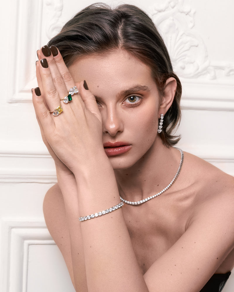 Tennis Necklace - Lab Grown Moissanite