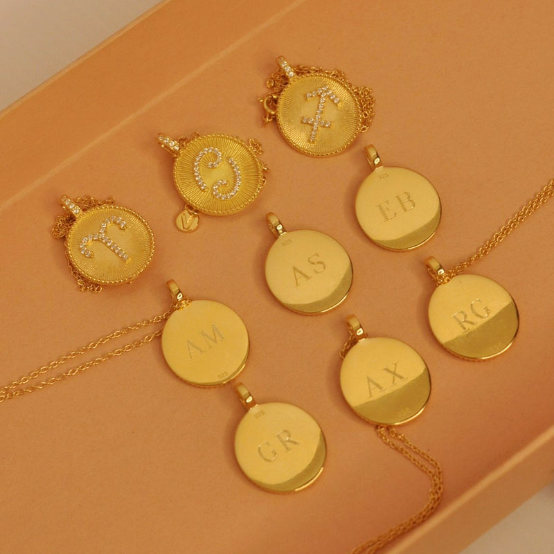 Aries Zodiac Pendant Necklace – V The Label