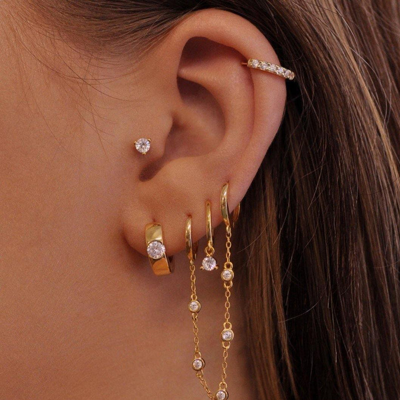 Sapphire Hoops - V THE LABEL Jewellery AU