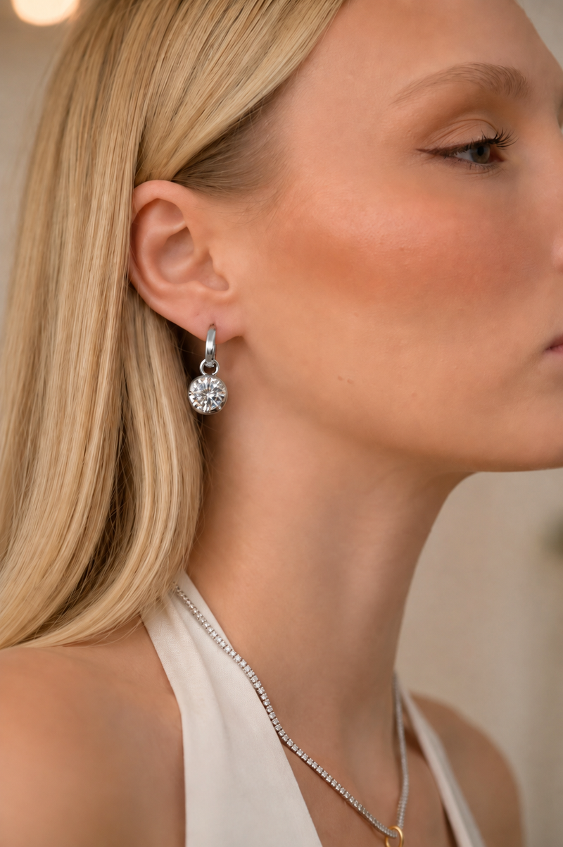 Georgia Drop Earring - Silver