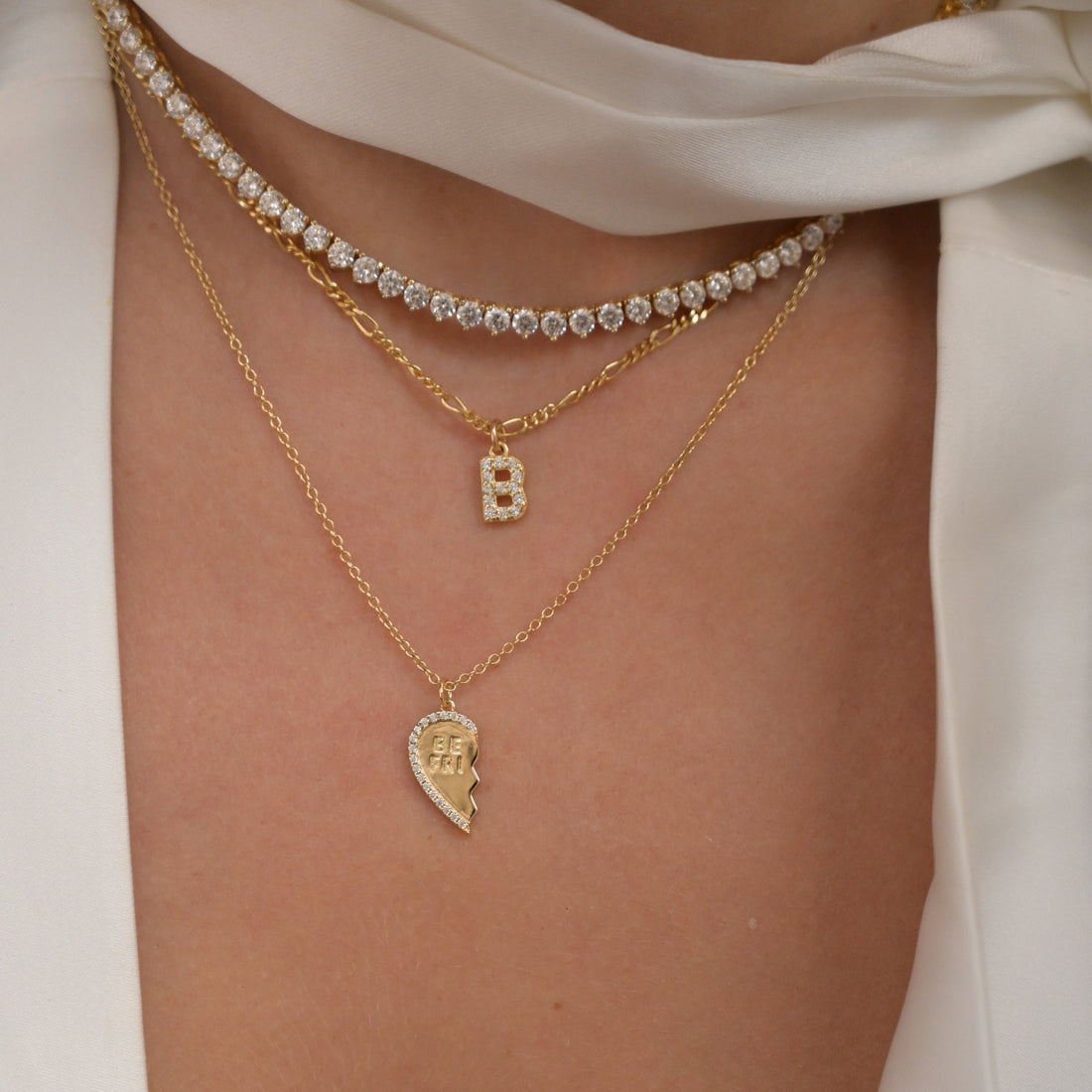 Best Friend Heart Necklace – V The Label