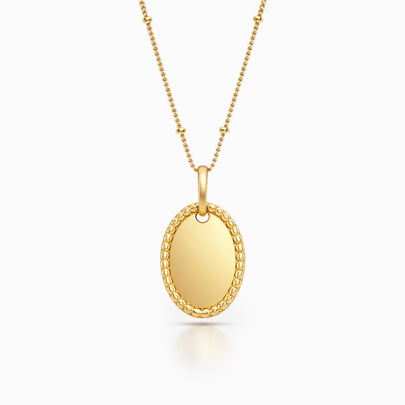 Honey Oval Necklace