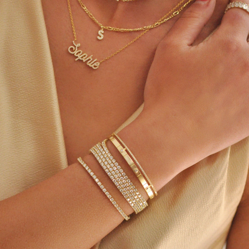 Noire Tennis Bracelet