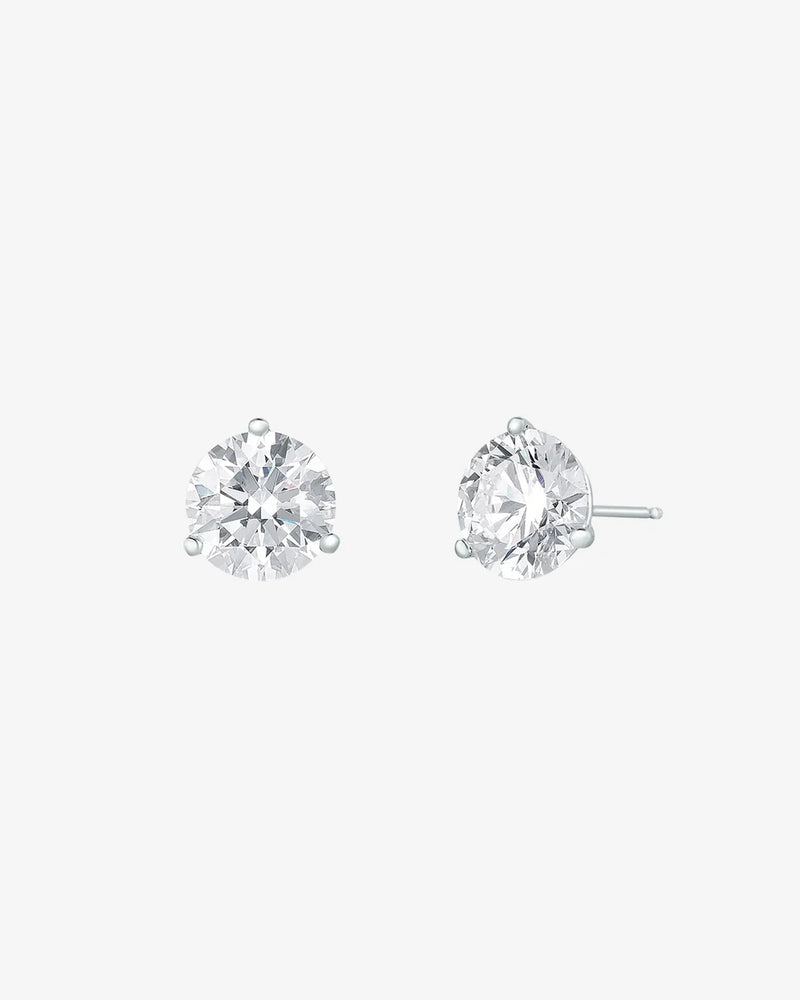 Round Stud Earrings- 1CT Lab Grown